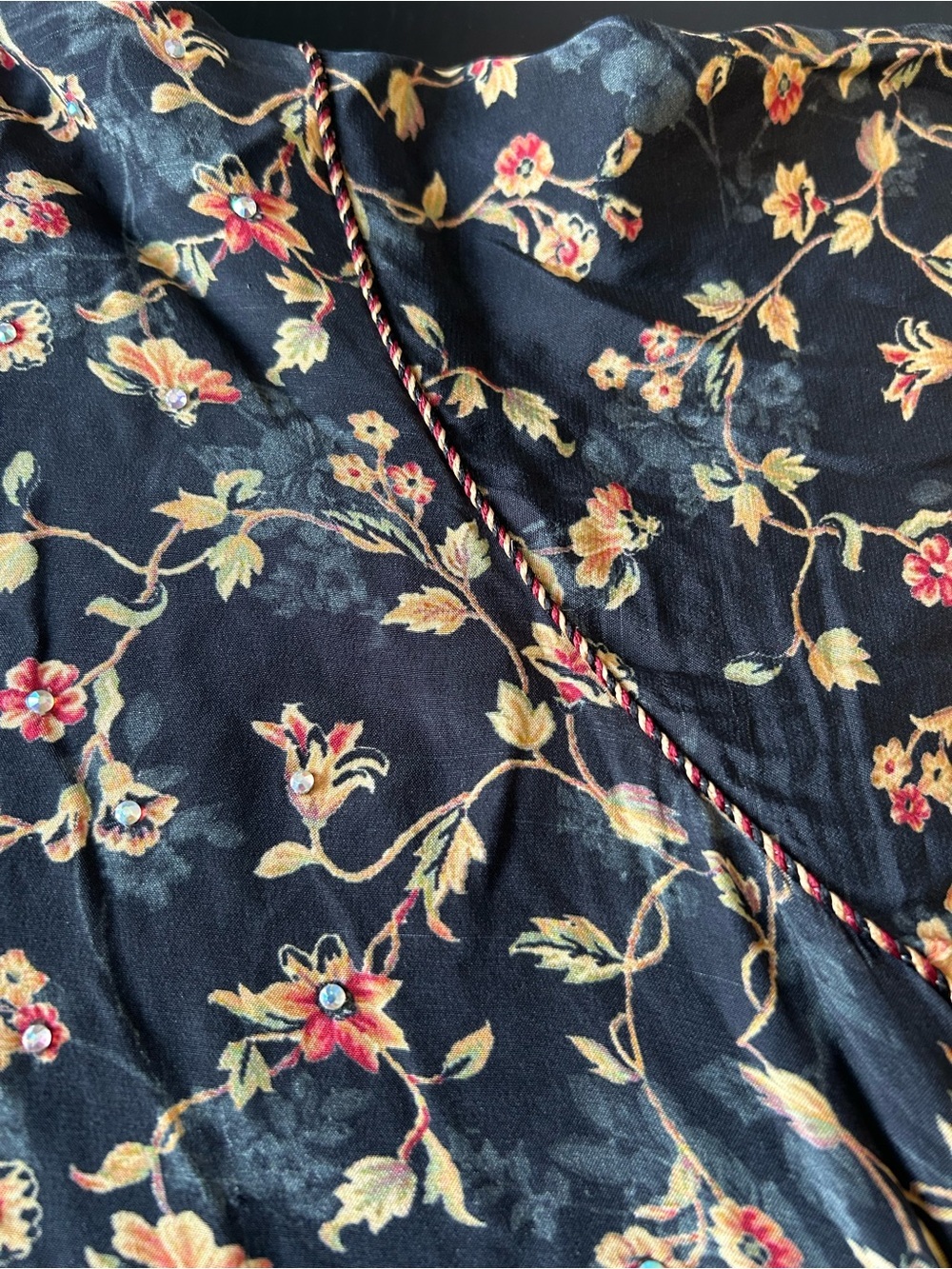Stunning Kaftan Tunic Dress Boho Luxe Embroidered | Johnny Was Style Artisan - Picture 14 of 16